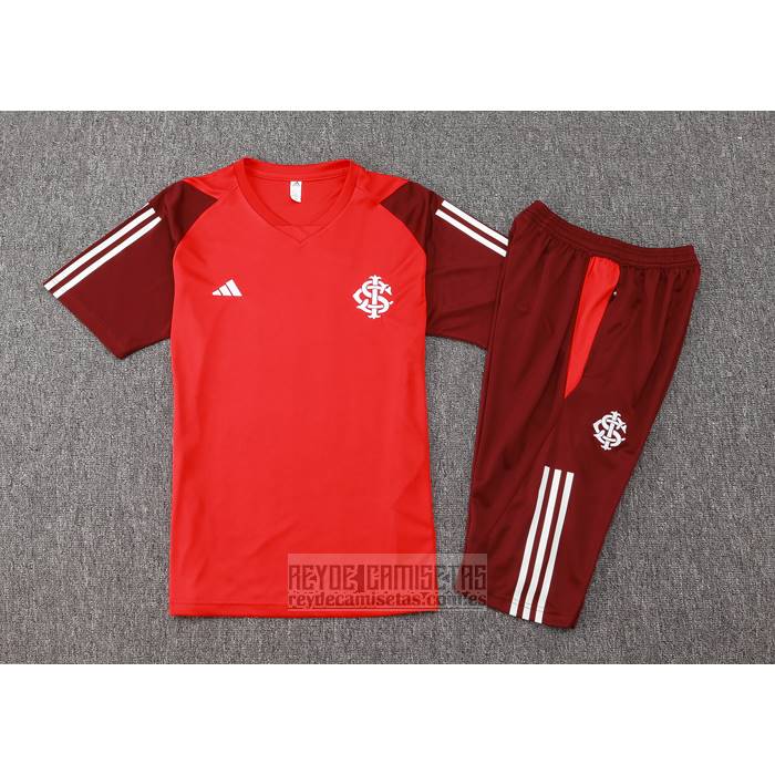 Chandal del Flamengo Manga Corta 2024-2025 Rojo - Pantalon Corto